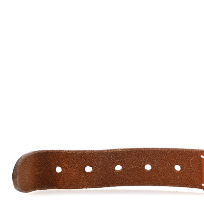 Hermes Toile Natural Bridle Robocar II Dog Collar S Dark Irish 4 of 7