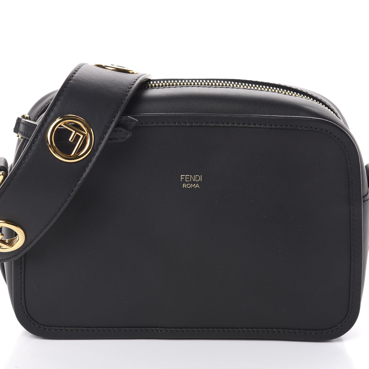 Vitello Century Opaco F is Fendi Camera Case Black