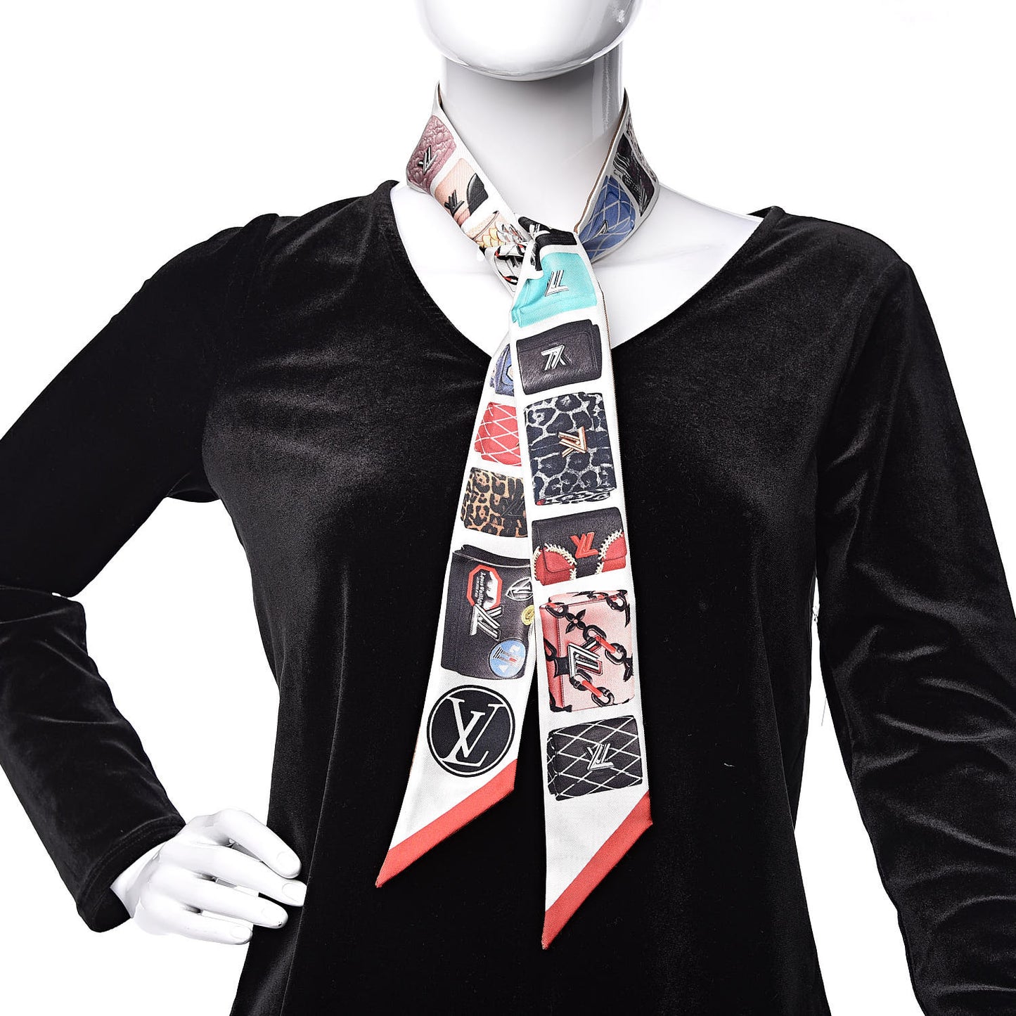 Silk Monogram Tribute To Twist BB Bandeau