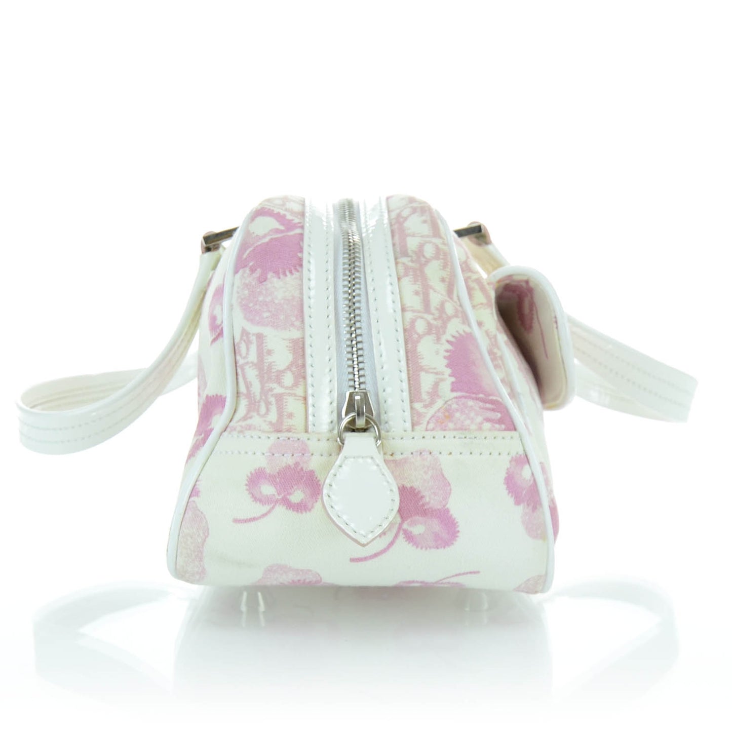 Canvas Monogram Floral Bowler Pink