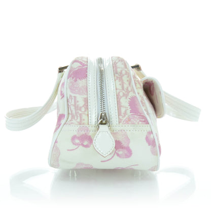 Christian Dior Canvas Monogram Floral Bowler Pink 7 of 11
