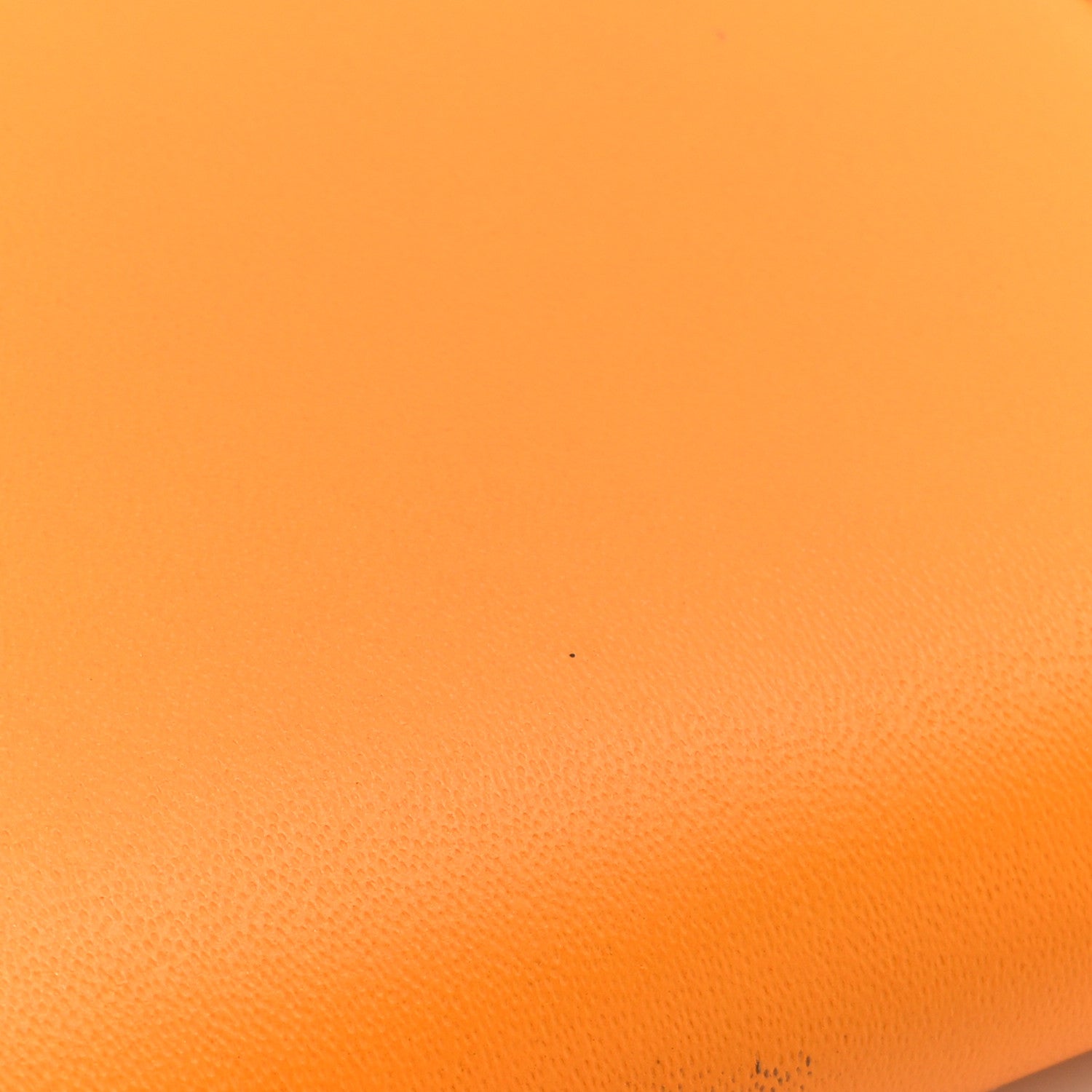 Fendi Vitello King Tamponato Logo Embossed Medium Wallet Clementine 10 of 15