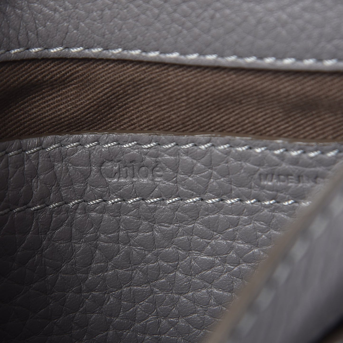 Calfskin Mini Marcie Round Crossbody Bag Cashmere Grey