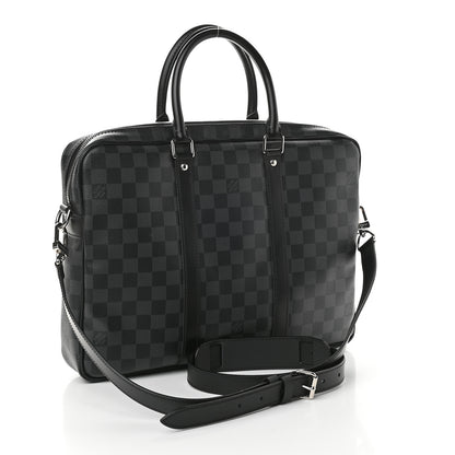 Louis Vuitton Damier Graphite Porte Documents Voyage PM 3 of 8