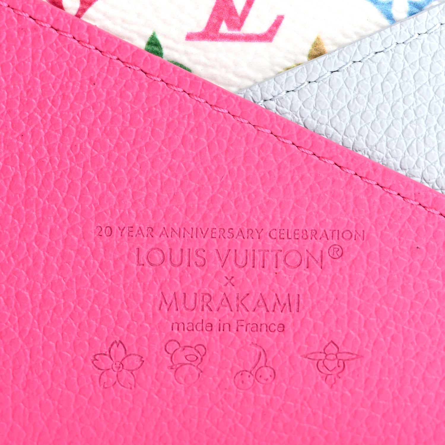Louis Vuitton LV X TM Monogram Multicolor Criss-Cross Card Holder Kawaii Pink 6 of 7