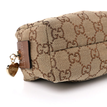 Gucci Monogram Small Cosmetic Case Metallic Bronze 8 of 9