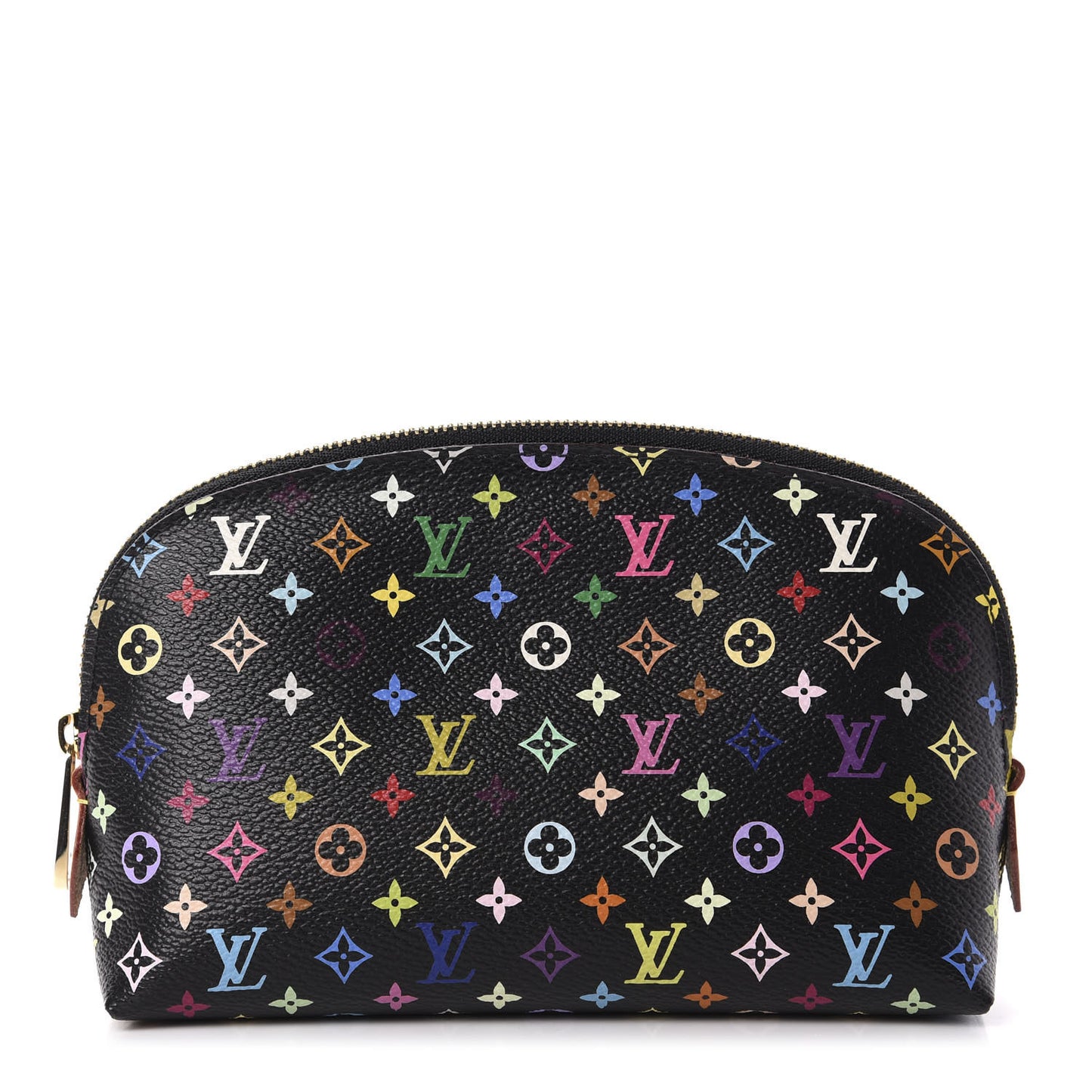 Monogram Multicolor Cosmetic Pouch Black Grenade