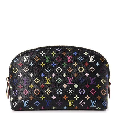 Louis Vuitton Monogram Multicolor Cosmetic Pouch Black Grenade 1 of 6