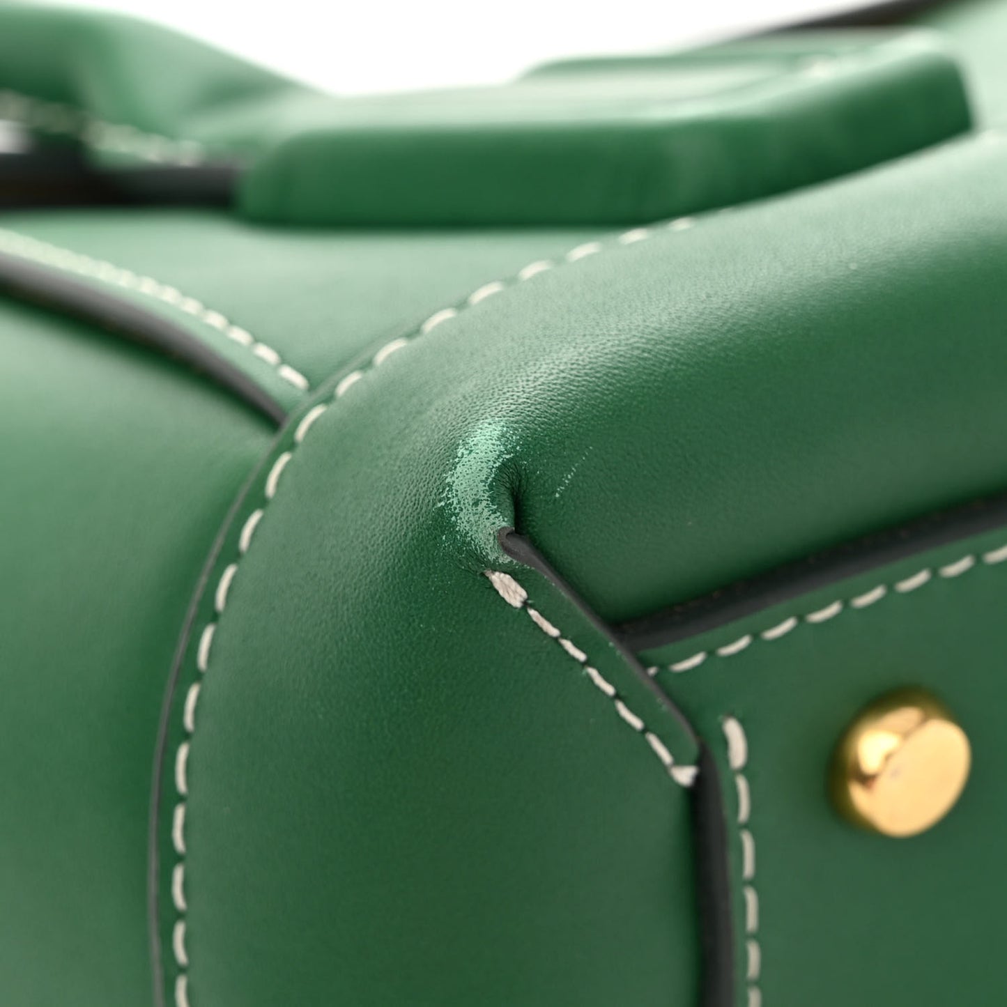 French Calfskin Maxi Intrecciato Arco 33 Racing Green