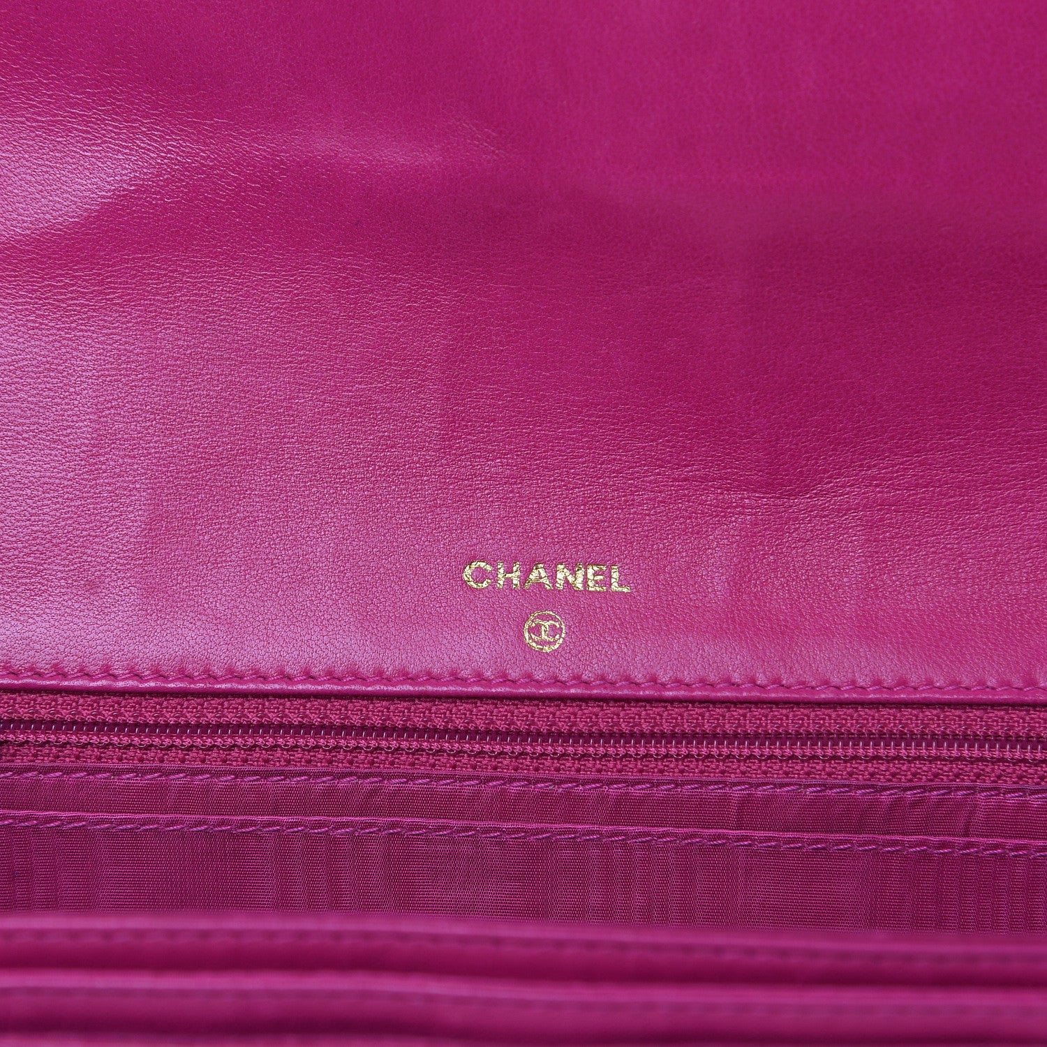 Chanel Caviar Timeless CC Wallet On Chain WOC Pink 6 of 12