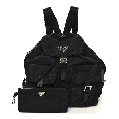 Prada Re-Nylon Tessuto Saffiano Medium Backpack Black 3 of 11