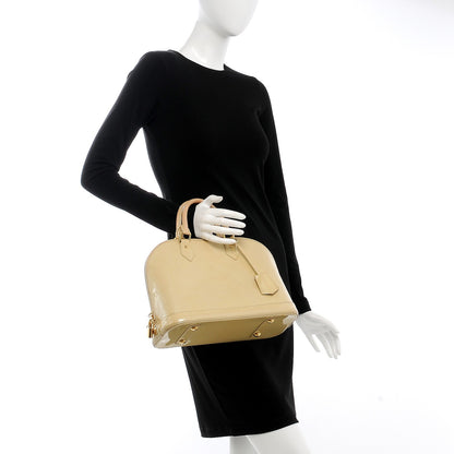 Louis Vuitton Vernis Alma PM Blanc Corail 2 of 12