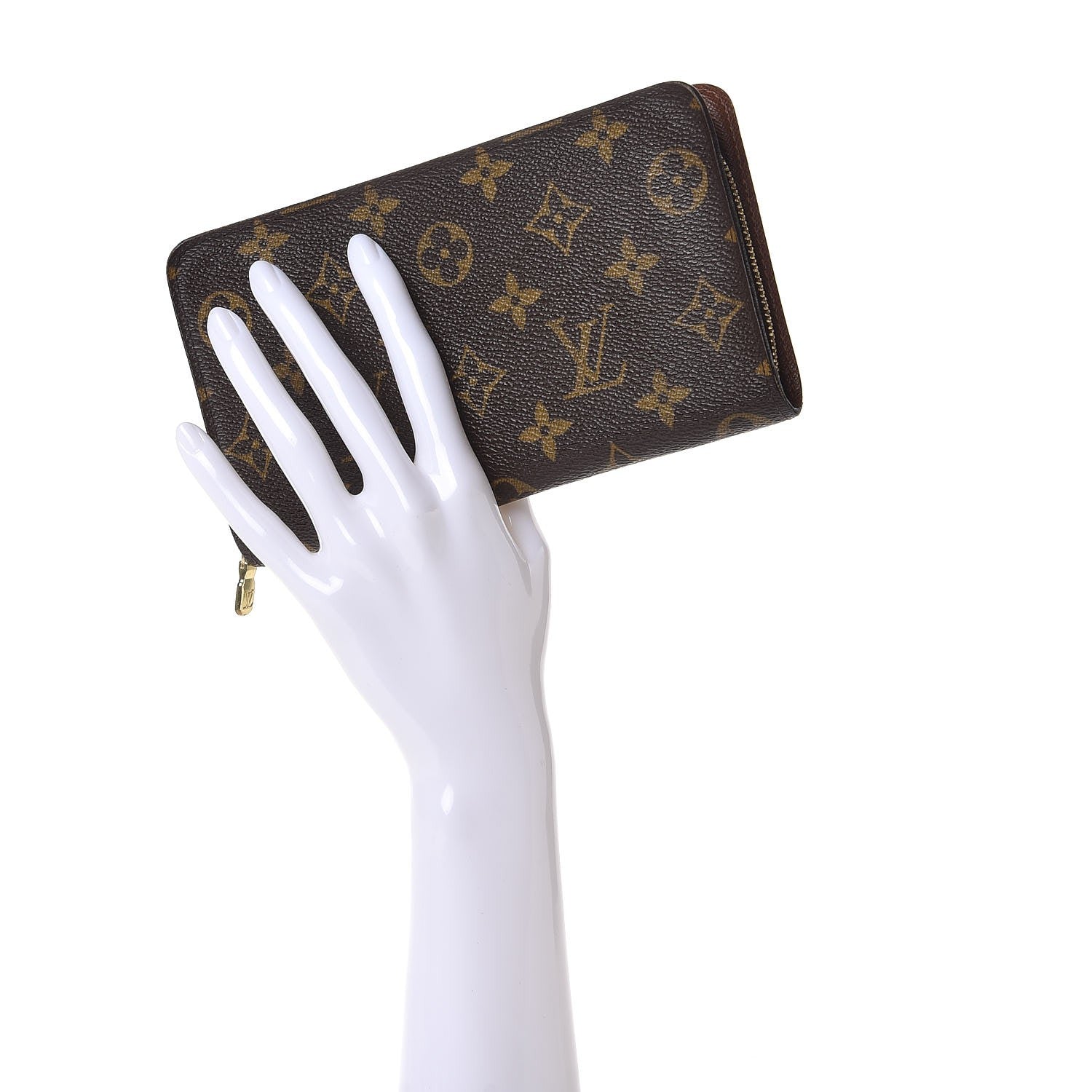 Louis Vuitton Monogram Porte-Monnaie Zippy Wallet 2 of 8