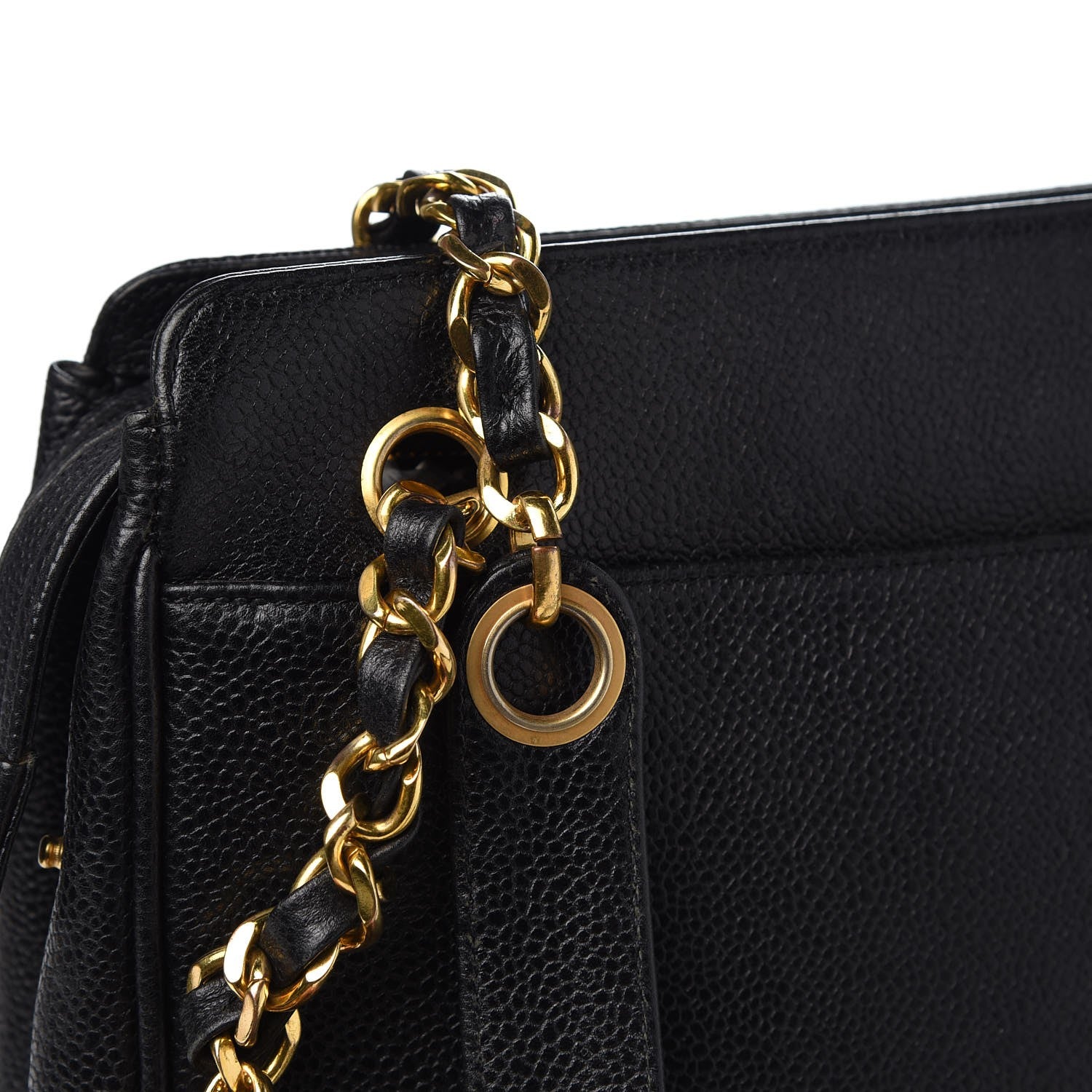 Chanel Caviar CC Shoulder Bag Black 12 of 12