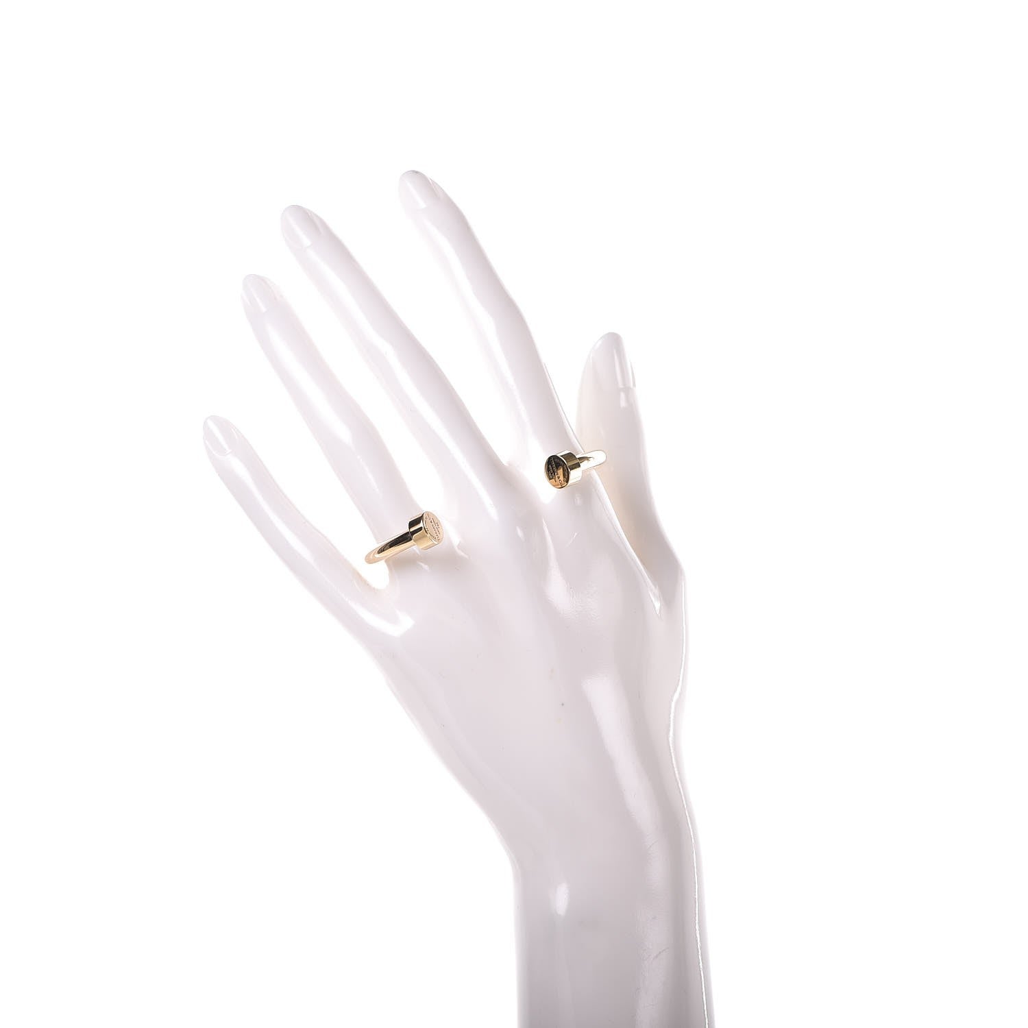 Tiffany 18K Yellow Gold Return to Tiffany Circle Edge Cuff Bracelet 2 of 6