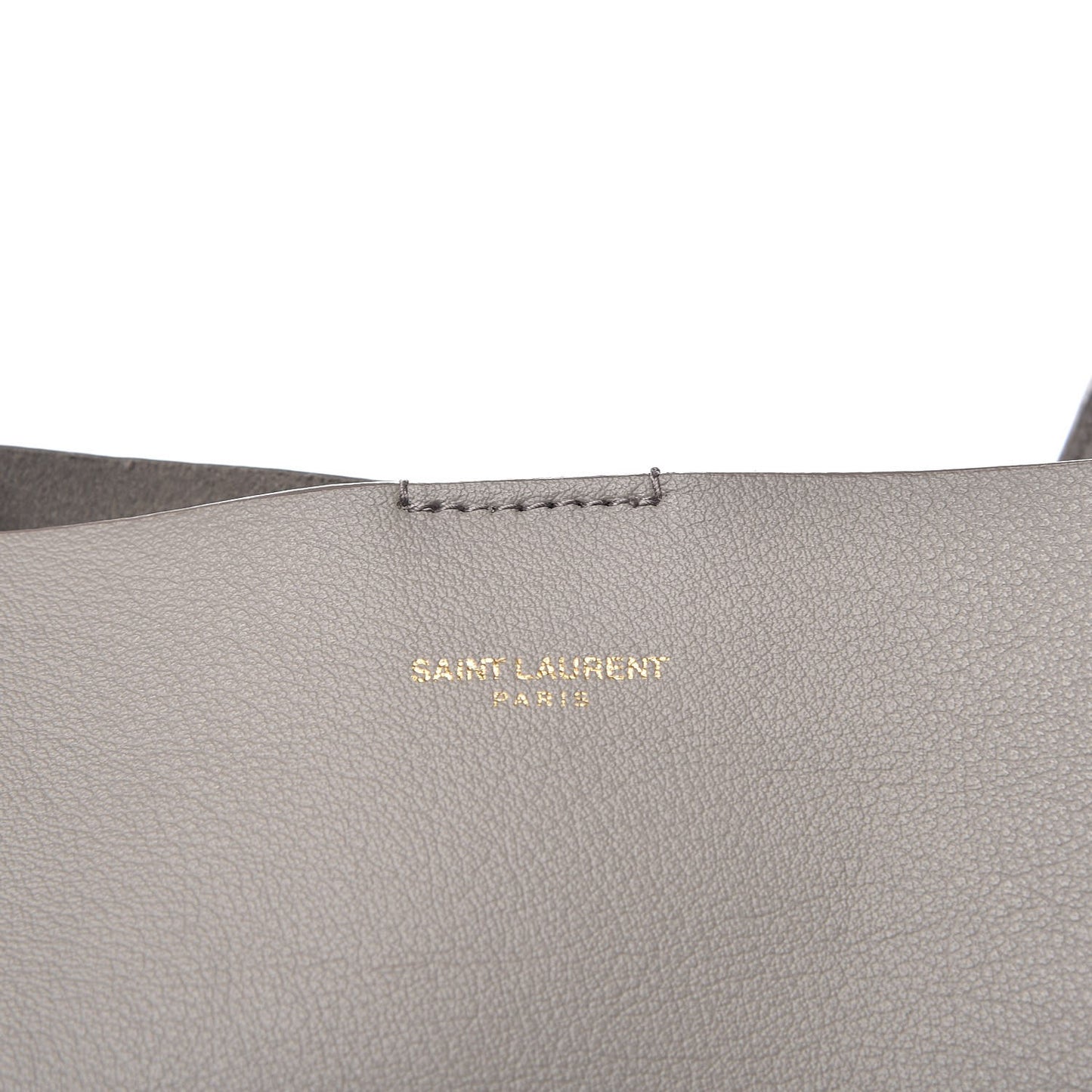 Calfskin Medium Shopping Tote Oyster Grey