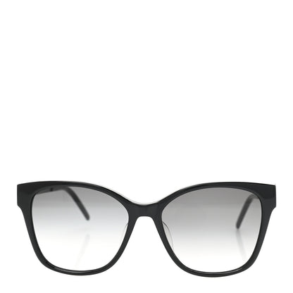 Saint Laurent Acetate Rectangular SLM48SK Sunglasses Black 2 of 8