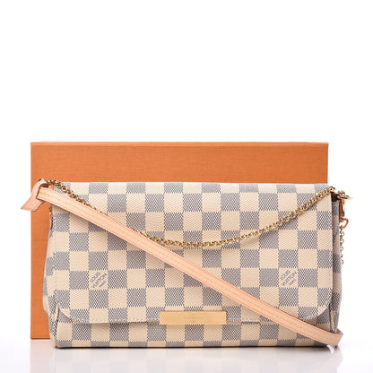 Louis Vuitton Damier Azur Favorite MM 9 of 9