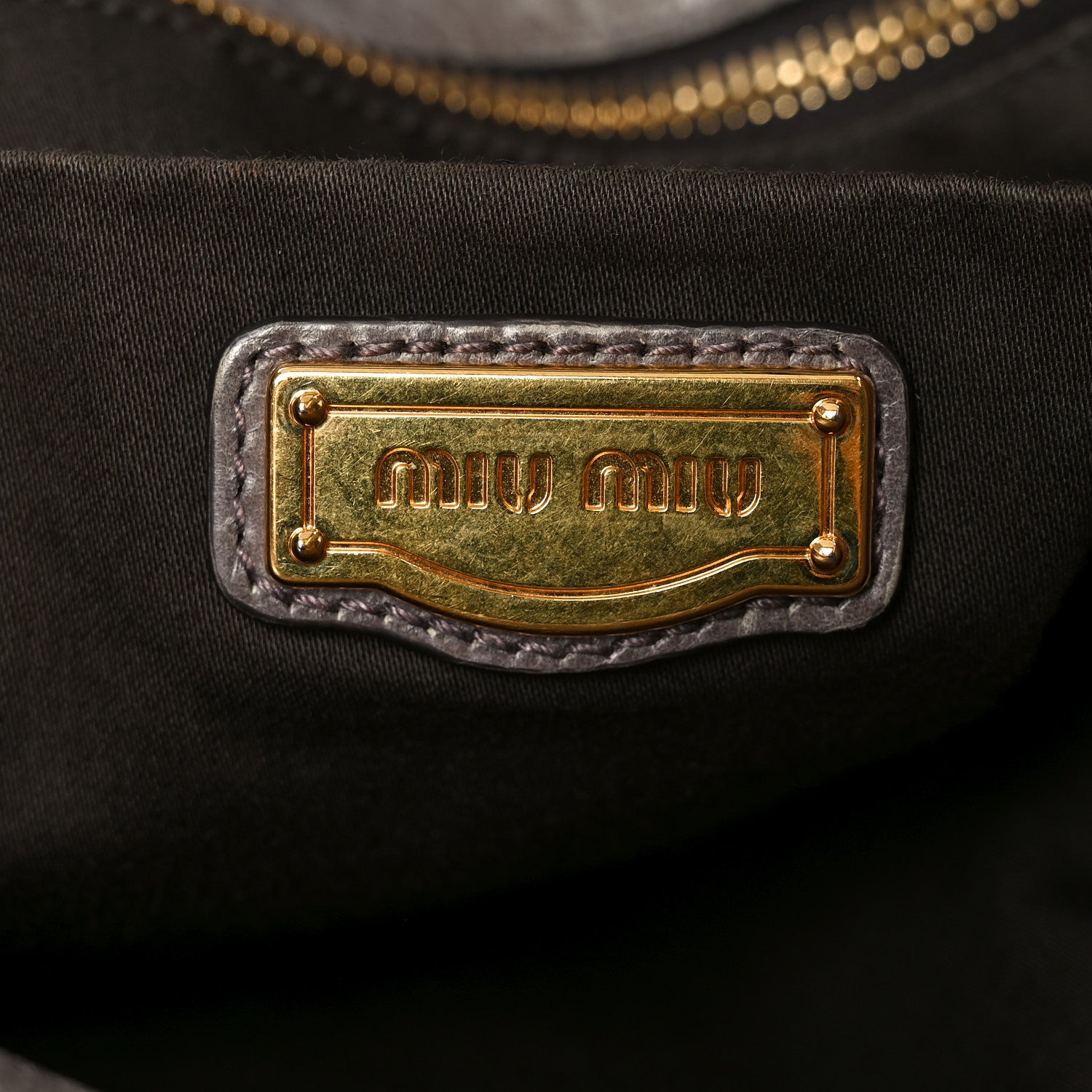 Miu Miu Vitello Lux Bow Bag Pomice 5 of 8