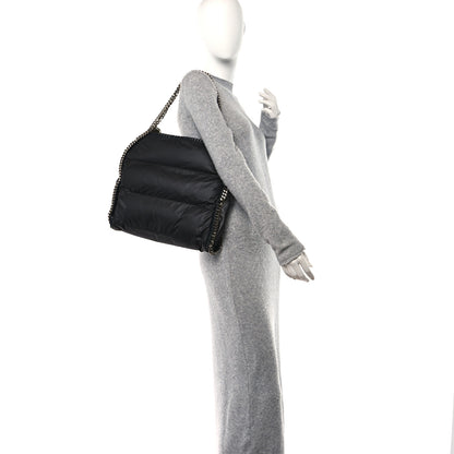 Stella McCartney Nylon Quilted Small Falabella Tote Black 2 of 9