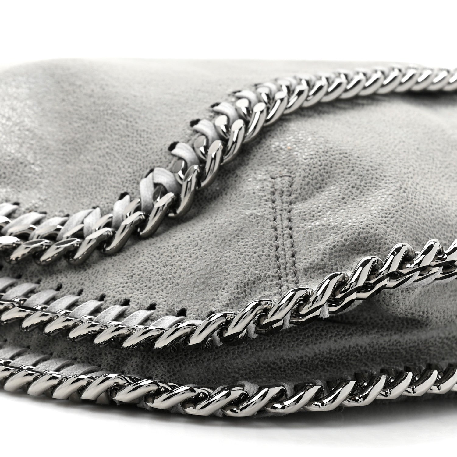 Stella McCartney Shaggy Deer Falabella Messenger Grey 9 of 10