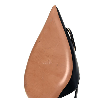Valentino Garavani Calfskin Tonal Vlogo Slingback 40mm Pumps 37.5 Black 8 of 11