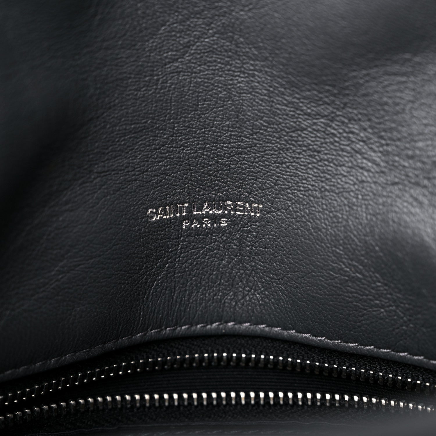 Saint Laurent Lambskin Quilted Small Loulou Puffer Monogram Chain Satchel Storm 5 of 11