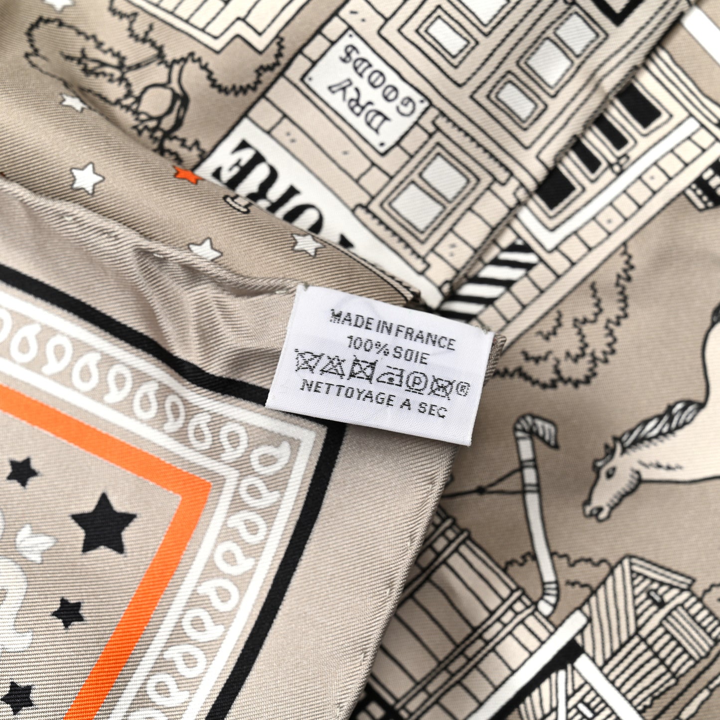 Silk Paris Station Bandana Scarf 55