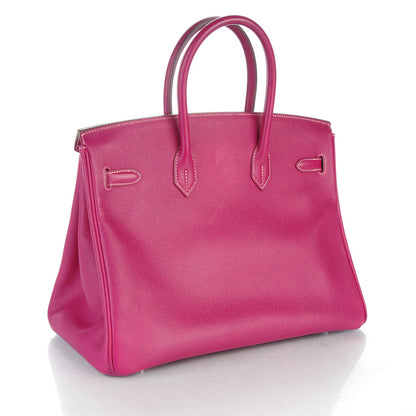 Hermes Epsom Birkin 35 Tosca Rose Tyrien 3 of 28