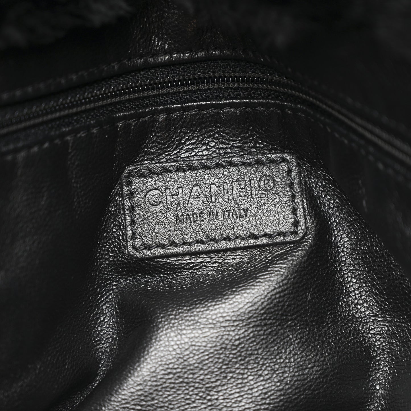 Orylag Rabbit Fur CC Tote Black