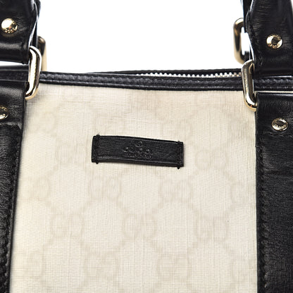 Gucci GG Plus Monogram Medium Joy Boston White Black 14 of 14