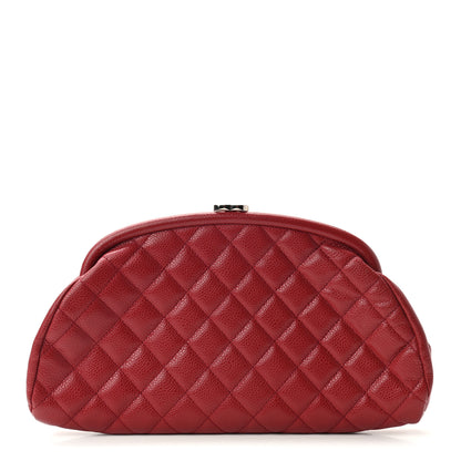 Chanel Caviar Quilted Timeless Clutch Red 1 of 7