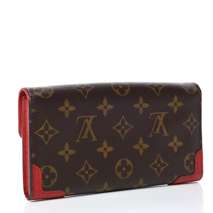Louis Vuitton Monogram Sarah Retiro Wallet Cherry 3 of 9