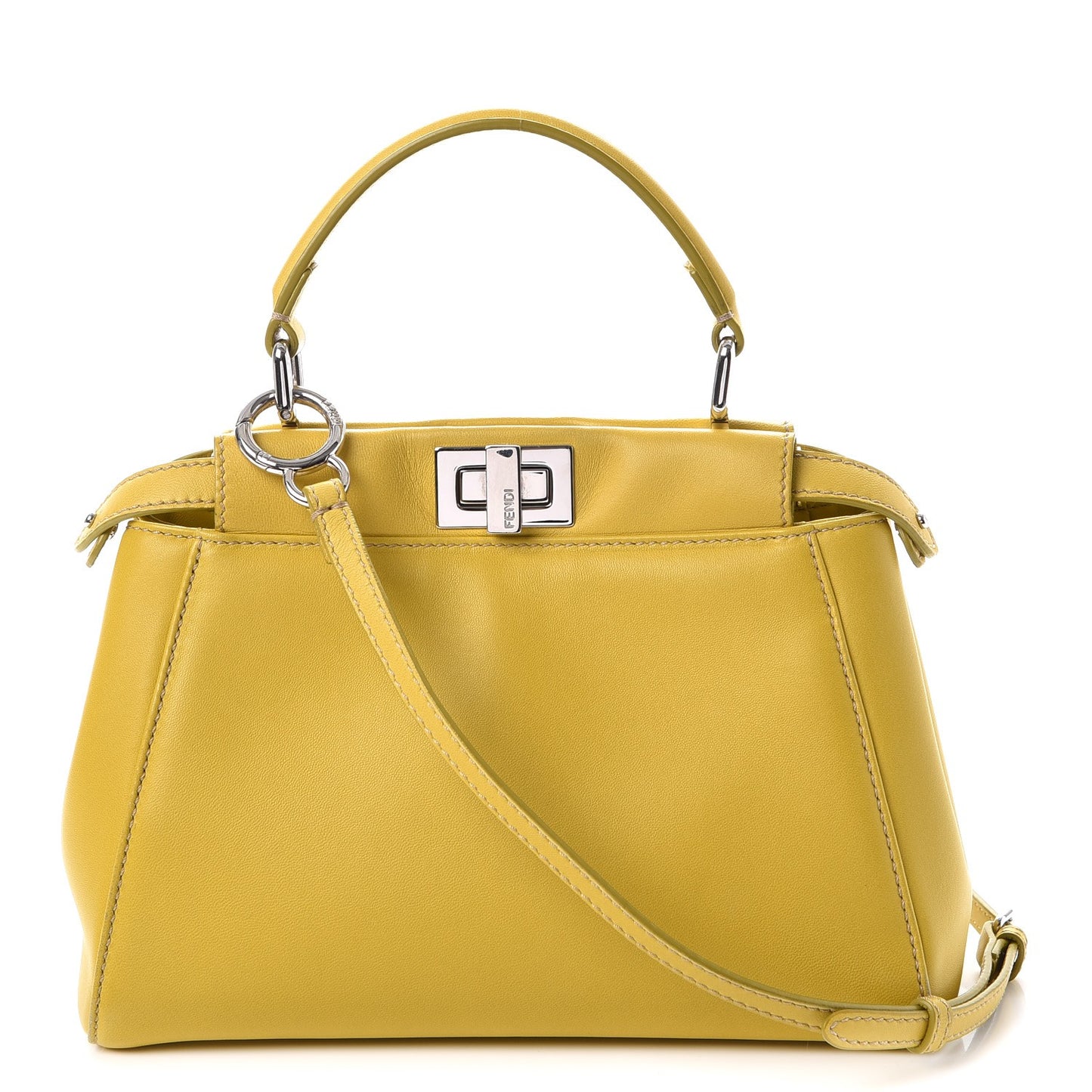 Nappa Mini Peekaboo Iconic Satchel Lime
