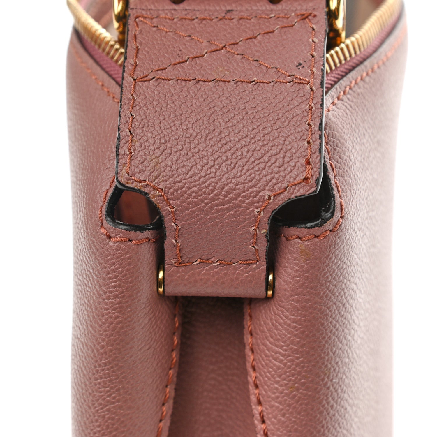 Burberry Soft Grain Calfskin House Check Small Helmsley Crossbody Dusty Pink 17 of 17