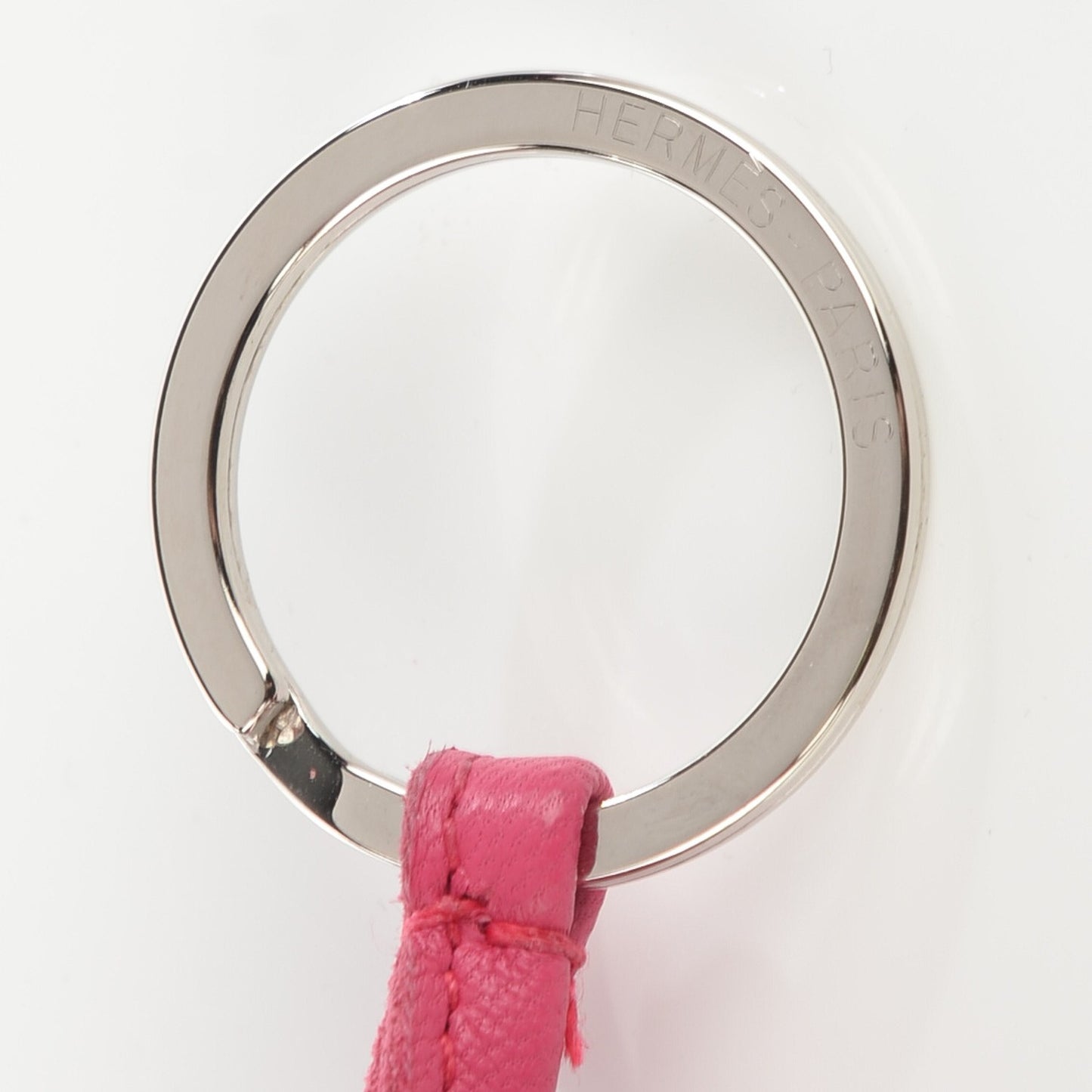 Lambskin Carmen Tassel Key Holder Fuchsia