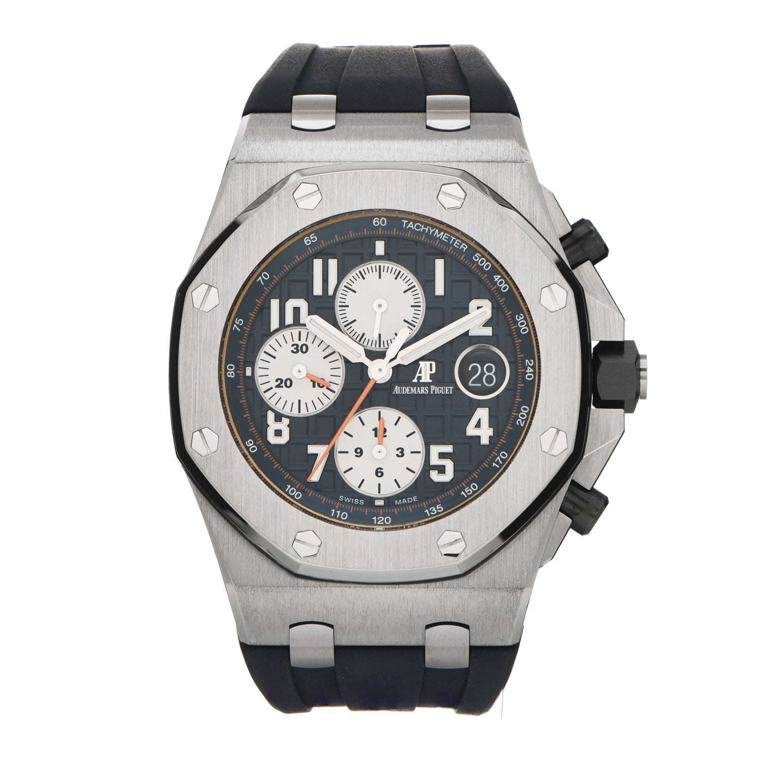 Audemars Piguet Stainless Steel Rubber 42mm Royal Oak Offshore Chronograph Automatic Watch Blue 26470ST.OO.A027CA.01 1 of 5