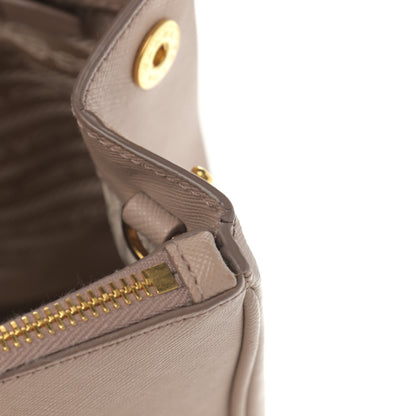 Prada Saffiano Medium Galleria Double Zip Tote Sabbia 10 of 12