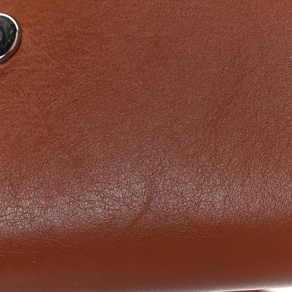 Chloe Suede Calfskin Mini Faye Shoulder Bag Tobacco 9 of 10