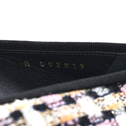 Chanel Wool Cotton Tweed Corduroy Cap Toe Ballerina Flats 36 Multicolor Black 8 of 9