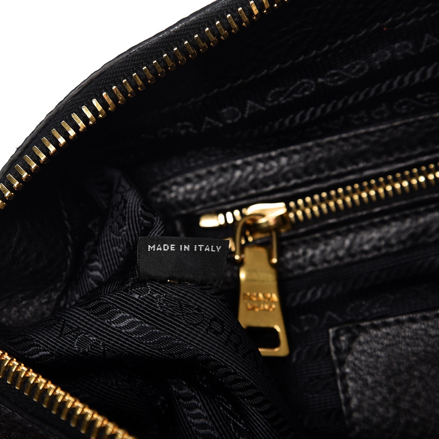 Prada Vitello Daino Tote Nero Black 8 of 13