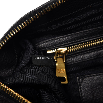 Prada Vitello Daino Tote Nero Black 8 of 13