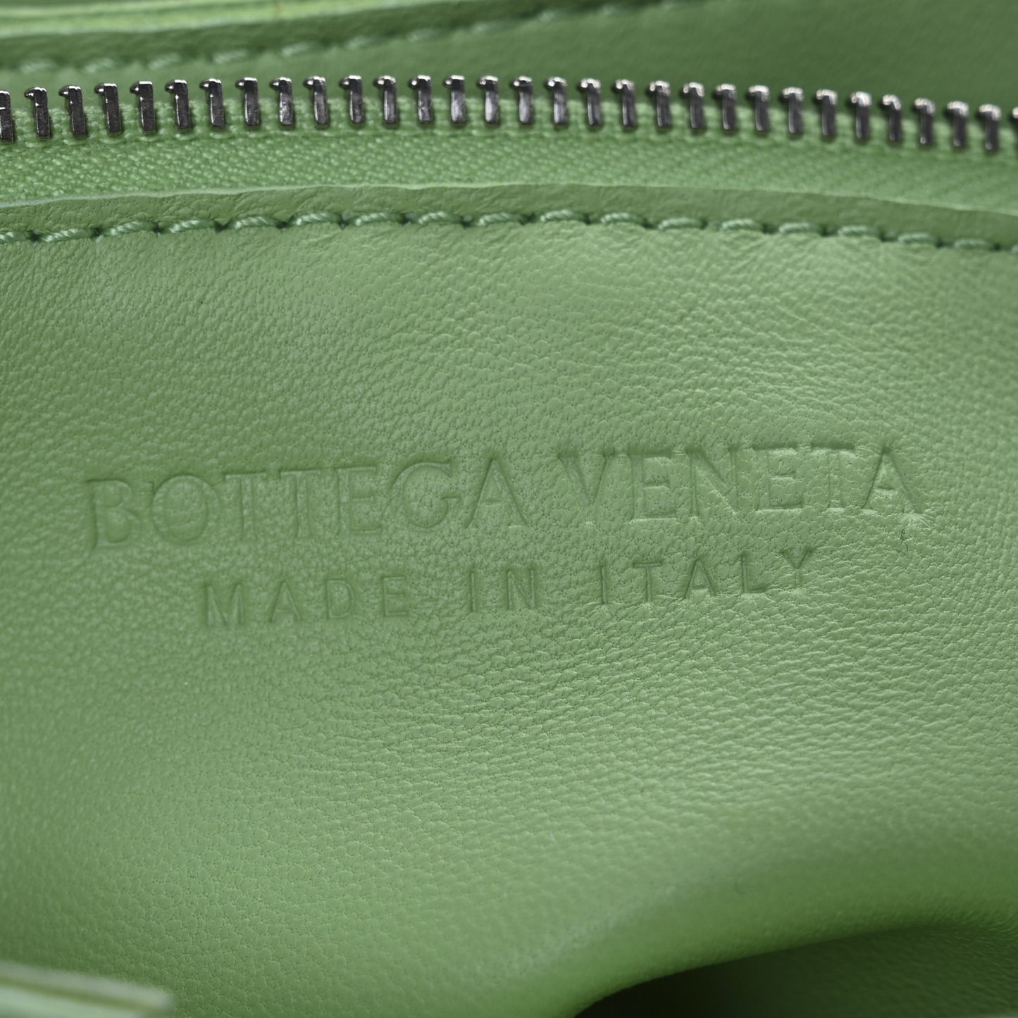 Nappa Maxi Intreccio Cassette Bag Pistachio