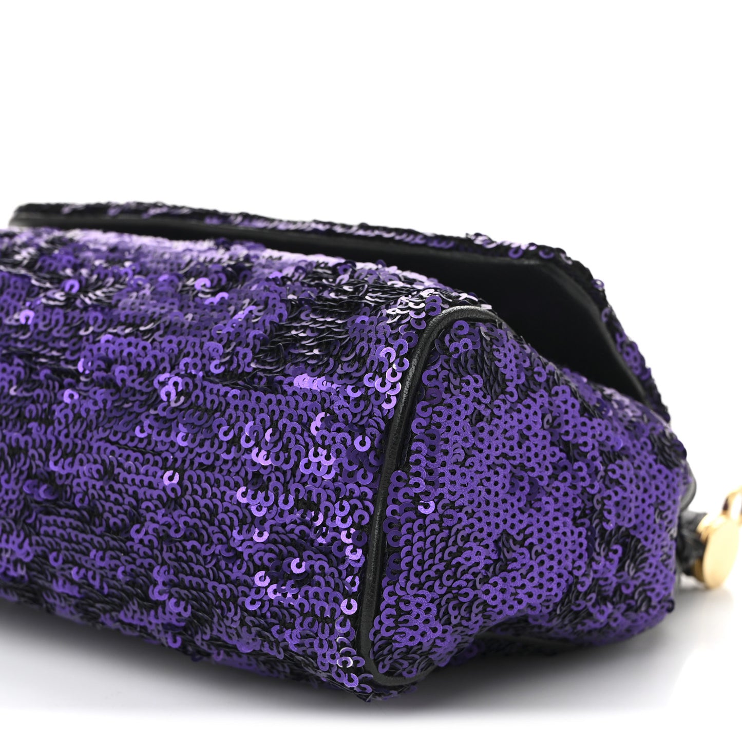 Sequin Small Miss Sicily Satchel Purple