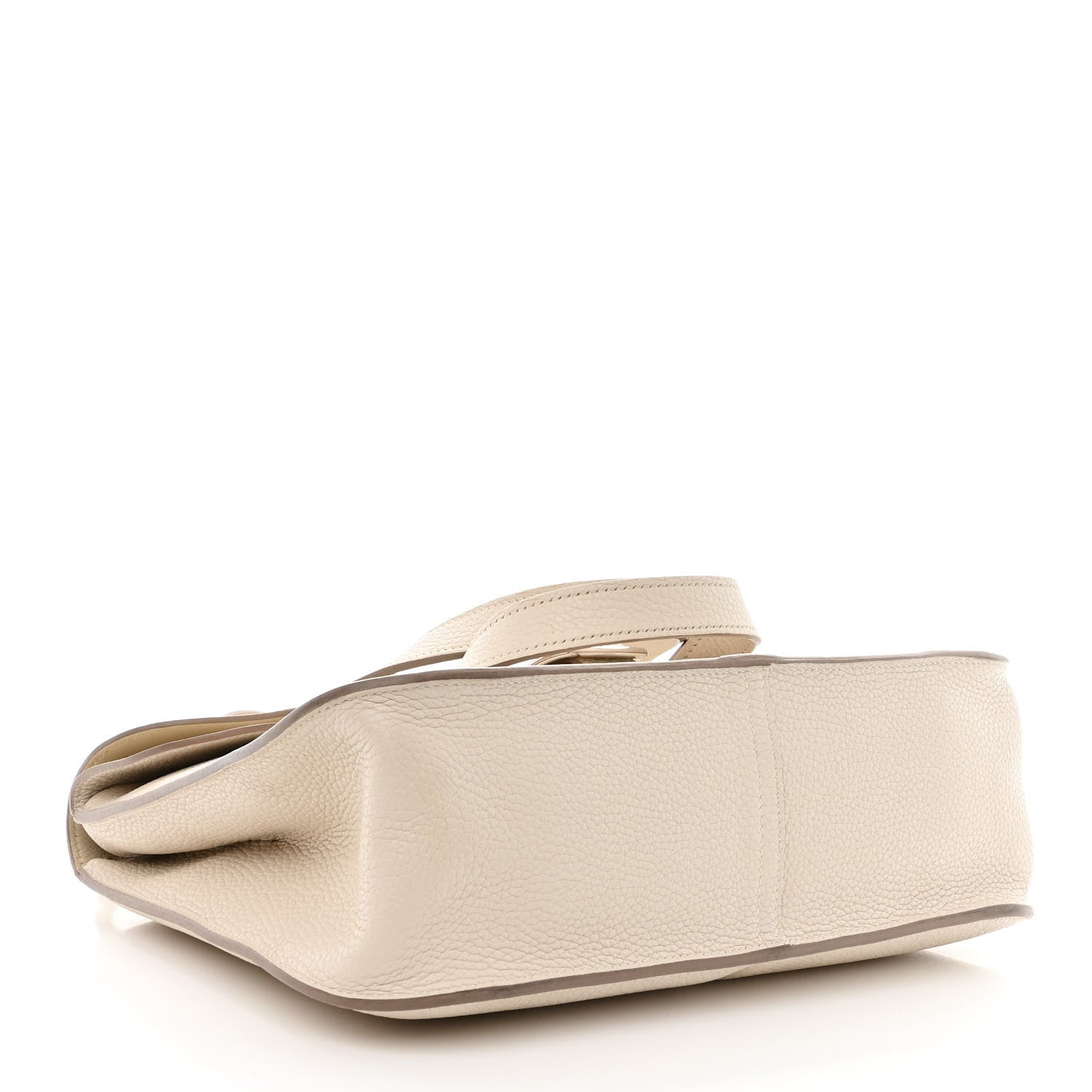 Hermes Taurillon Clemence Halzan 31 GM Craie 4 of 15