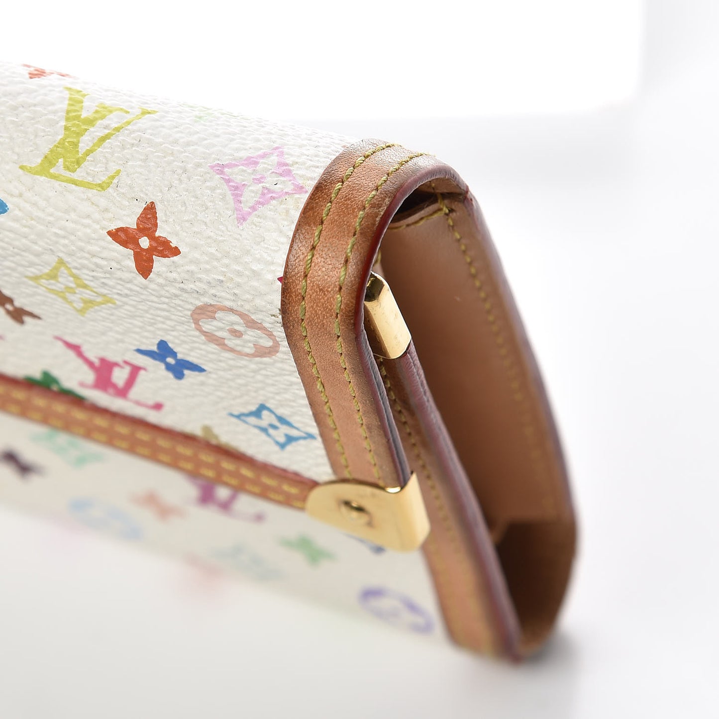 Monogram Multicolor Porte Tresor International Wallet White