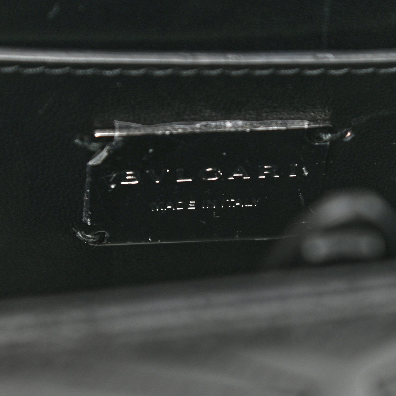 Bulgari Quilted Nappa Smooth Calfskin Serpenti Forever Diamond Blast Shoulder Bag Black 5 of 9
