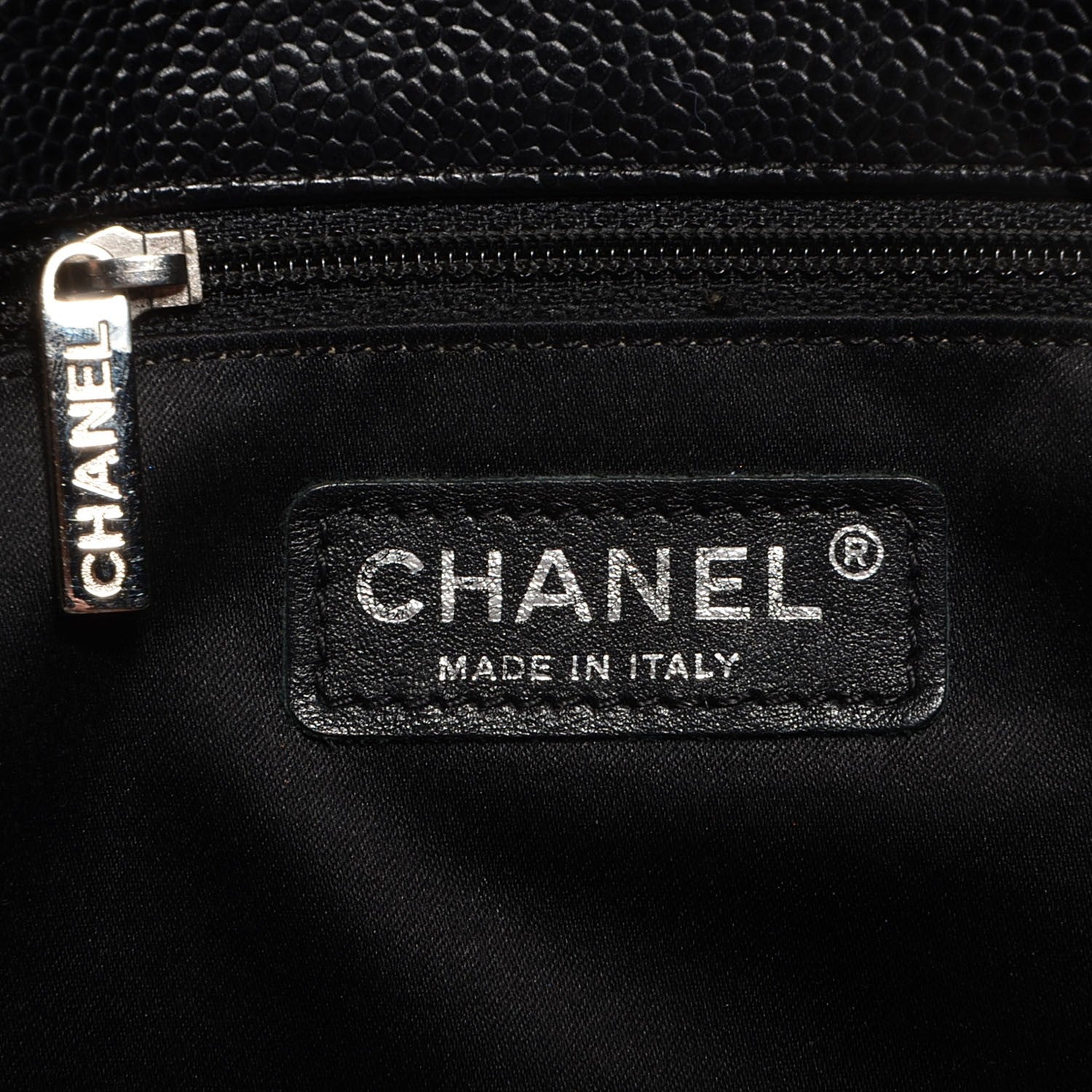 Chanel Caviar Quilted Grand Shopping Tote GST Black 6 of 7