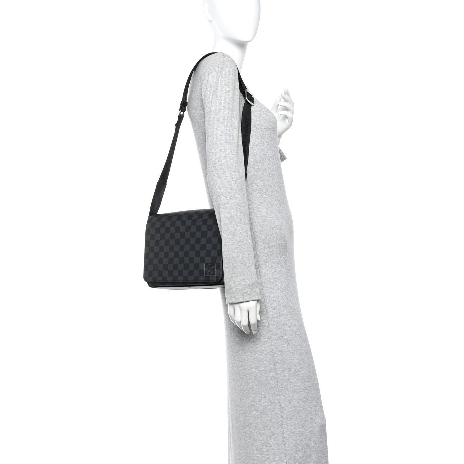 Louis Vuitton Damier Graphite District PM NM 2 of 9