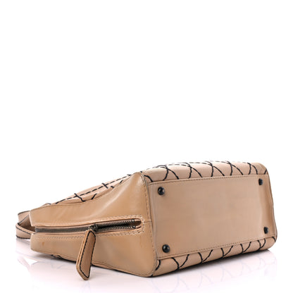 Chanel Calfskin Wild Stitch Vertical Top Handle Bag Beige 5 of 36